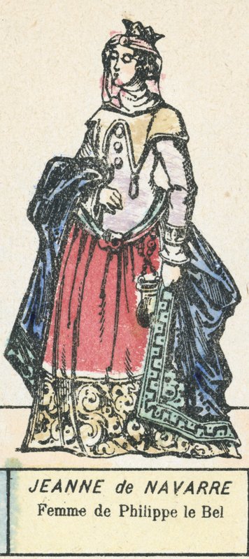 Johanna von Navarra, Frau von Philipp dem Schönen von French School
