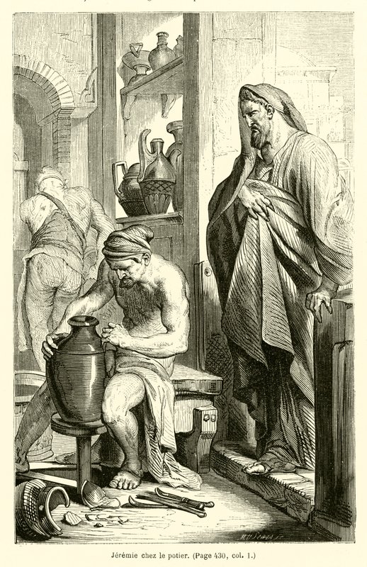 Jeremia beim Töpfer von French School