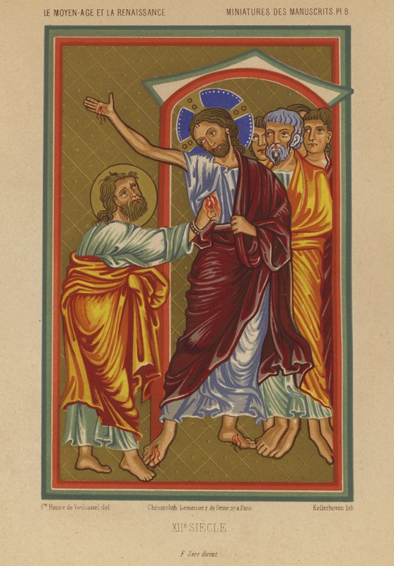 Jesus Christus mit den Wunden der Kreuzigung von French School