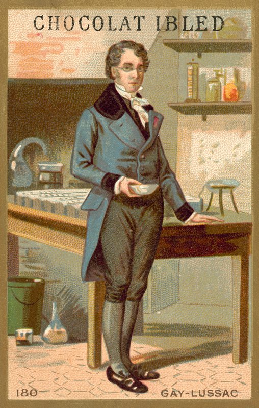 Joseph Louis Gay-Lussac, französischer Chemiker und Physiker von French School