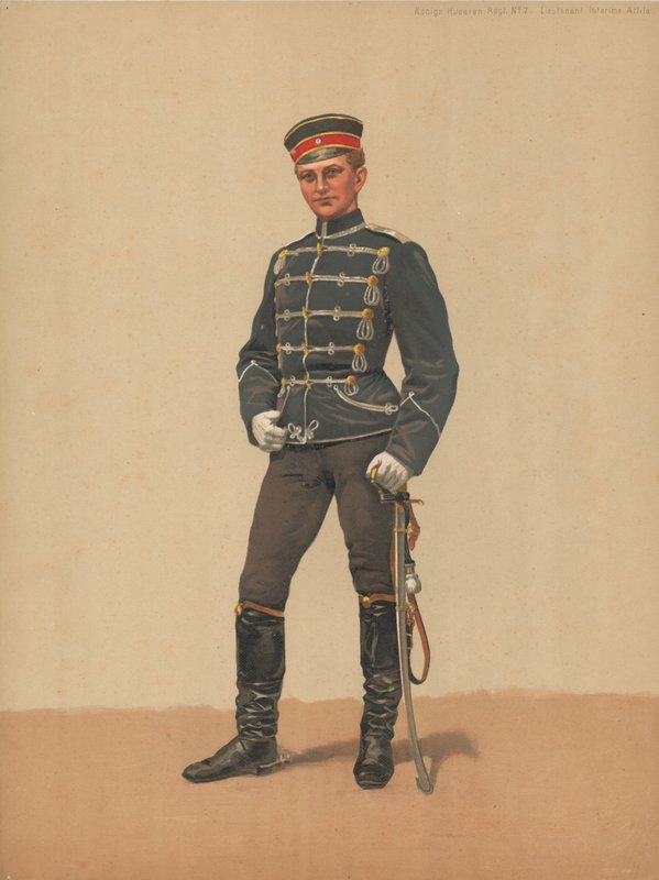 Königs-Husaren-Regiment Nr. 7, Leutnant Interims-Attila von French School