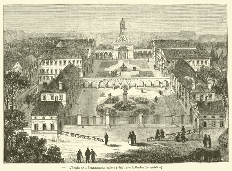 Das Hospiz der Dankbarkeit, Brezin-Haus, nahe Garches, Seine-et-Oise von French School