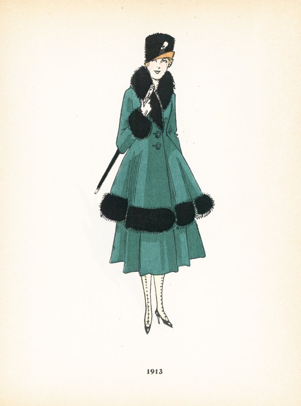 Damenmode, 1913 von French School