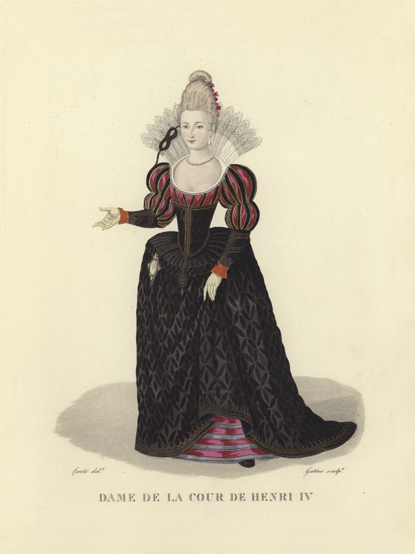 Dame am Hofe von Heinrich IV. von Frankreich von French School