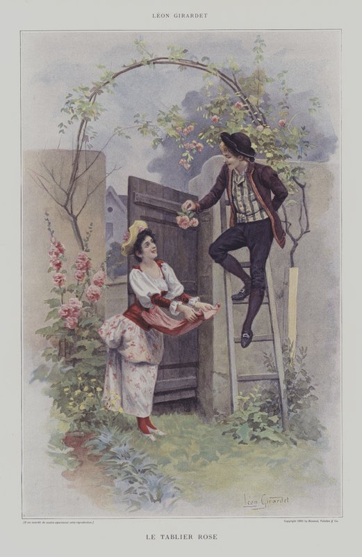 Die Rosa Schürze von French School
