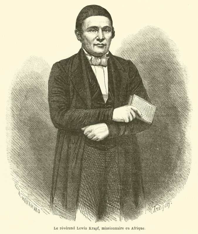 Der ehrwürdige Lewis Krapf, Missionar in Afrika von French School