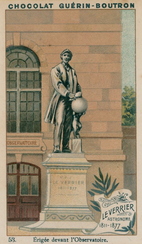 Leverrier, Astronom, 1811-1877, errichtet vor dem Observatorium von French School
