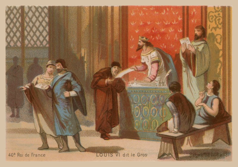 Ludwig VI. von Frankreich, genannt der Dicke (1081-1137) von French School