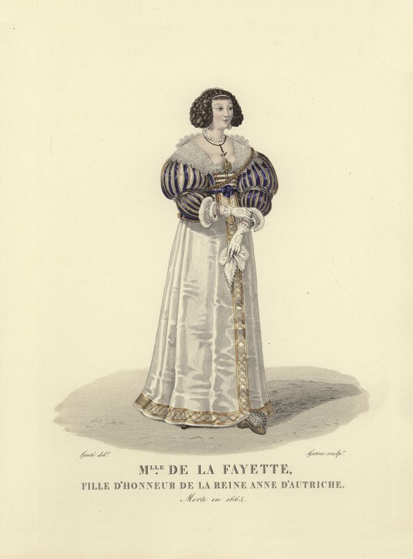 Louise de la Fayette, Ehrendame von Anna von Österreich, Königin von König Ludwig XIII. von Frankreich von French School