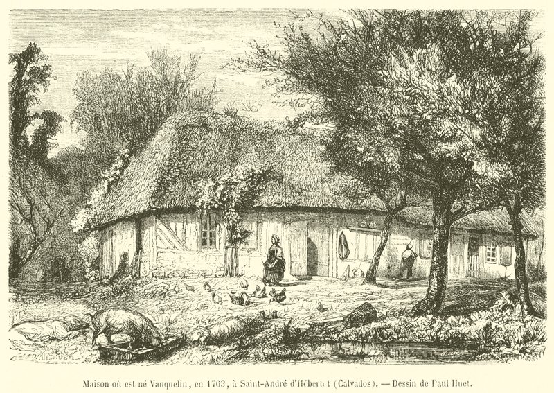 Haus, in dem Vauquelin 1763 in Saint-André d