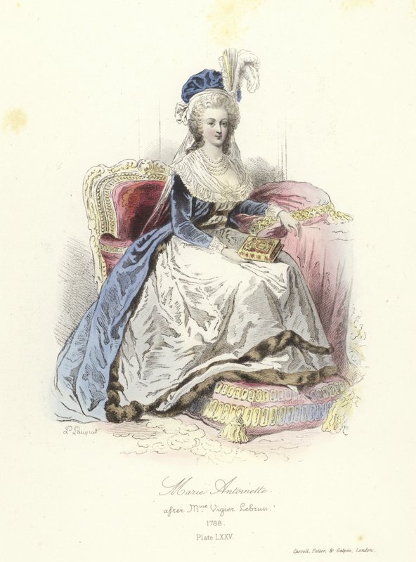 Marie Antoinette, Königin von Ludwig XVI. von Frankreich von French School