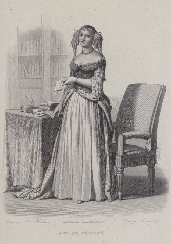 Marie de Rabutin-Chantal, Marquise de Sevigne, französische Schriftstellerin von French School