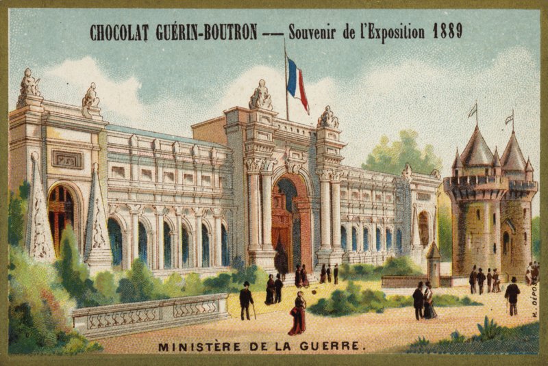 Kriegsministerium (Chromolithografie) von French School