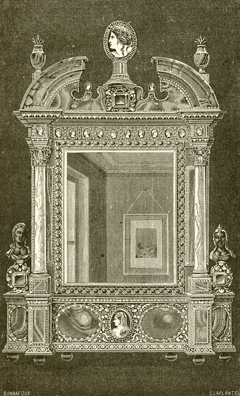 Spiegel von Maria de Medici von French School