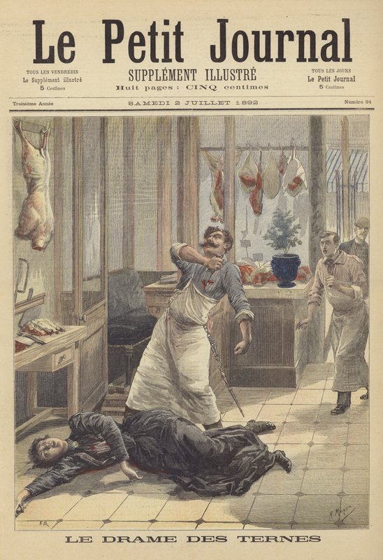 Mord in der Avenue des Ternes, Paris von French School