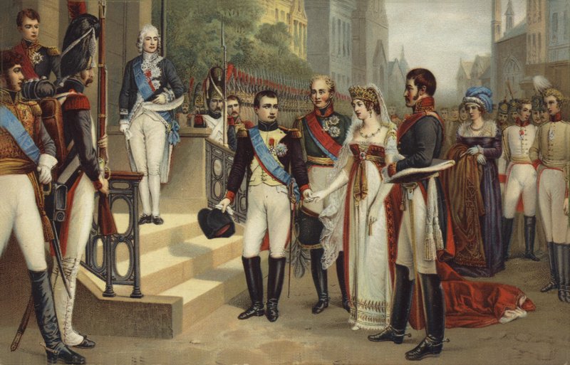 Napoleon I und die Königin von Preußen von French School