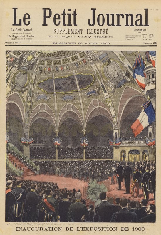 Eröffnung der Weltausstellung 1900 in Paris von French School