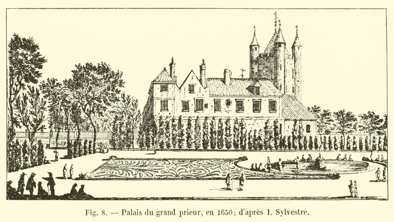 Palais des Großpriors, 1650 (nach I. Sylvestre) von French School