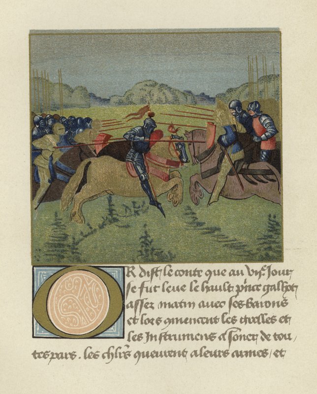 Palamedes im Turnier von Soreloys von French School