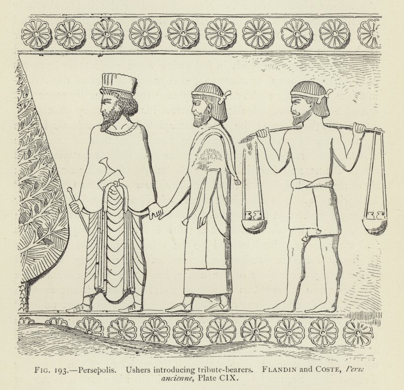 Persepolis, Usher, die Tributträger einführen von French School