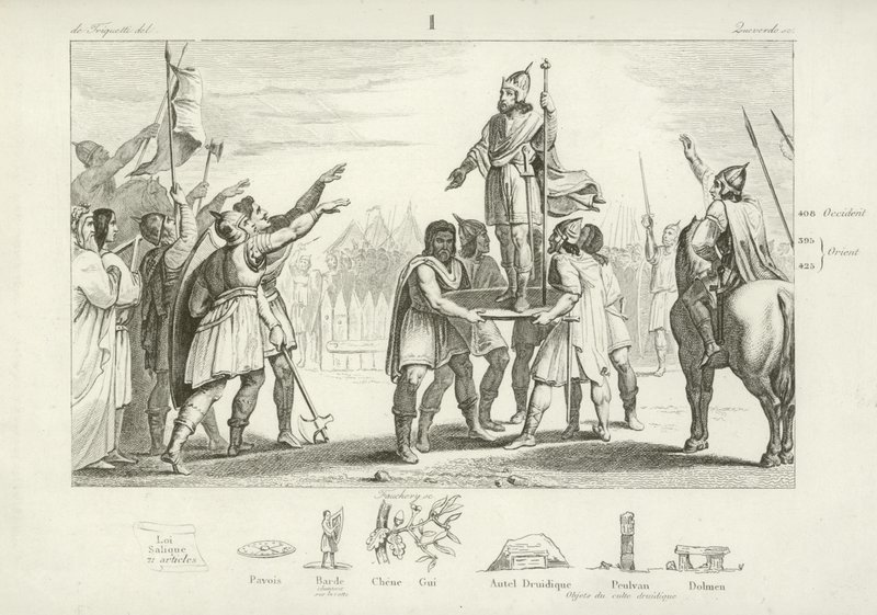 Pharamond, König der Franken von French School