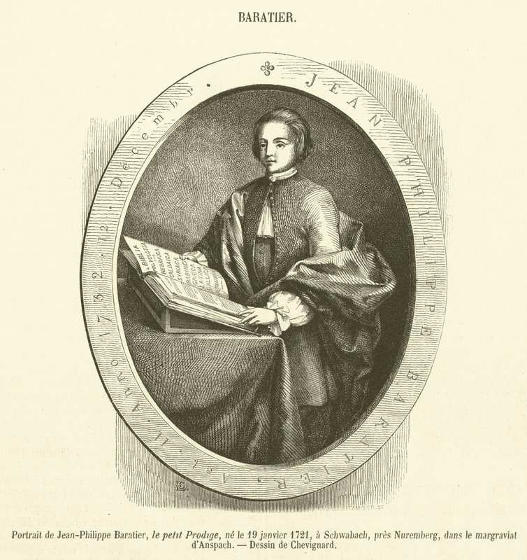 Porträt von Jean-Philippe Baratier von French School
