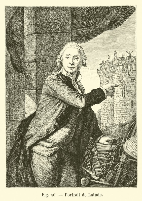 Porträt von Latude von French School