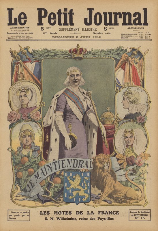 Königin Wilhelmina der Niederlande von French School