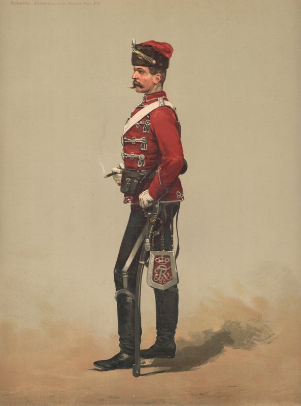 Rittmeister, Brandenburgisches Husarenregiment Nr. 3 von French School