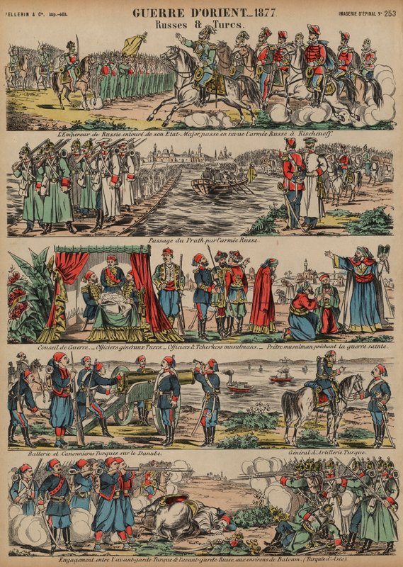 Russisch-Türkischer Krieg, 1877 von French School