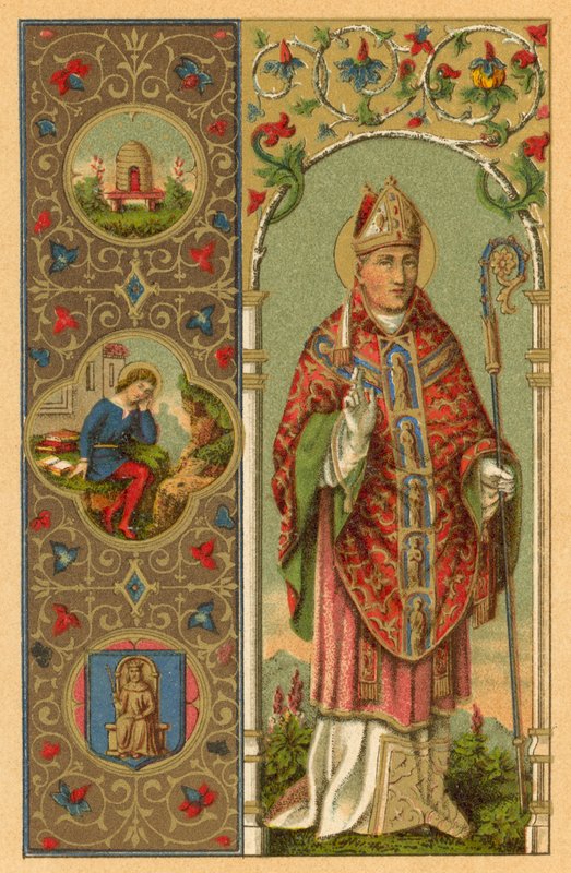 Heiliger Isidor, Erzbischof von Sevilla von French School