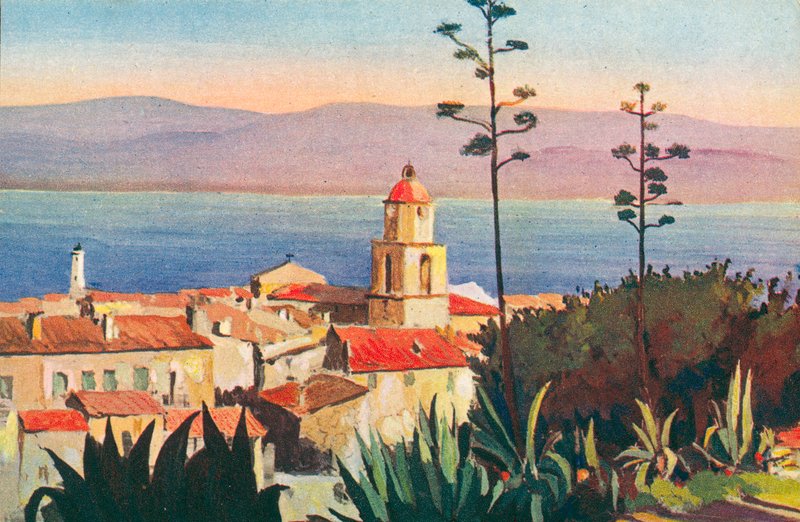 Saint Tropez: Blick auf den Golf von French School