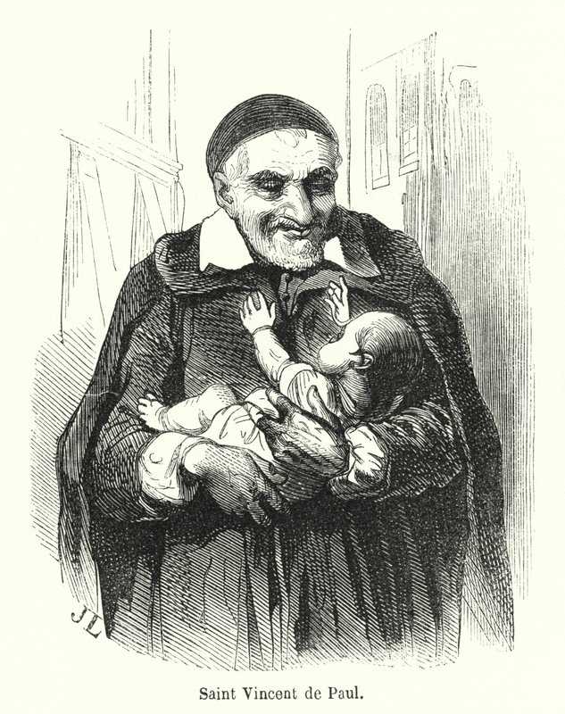 Heiliger Vinzenz von Paul von French School