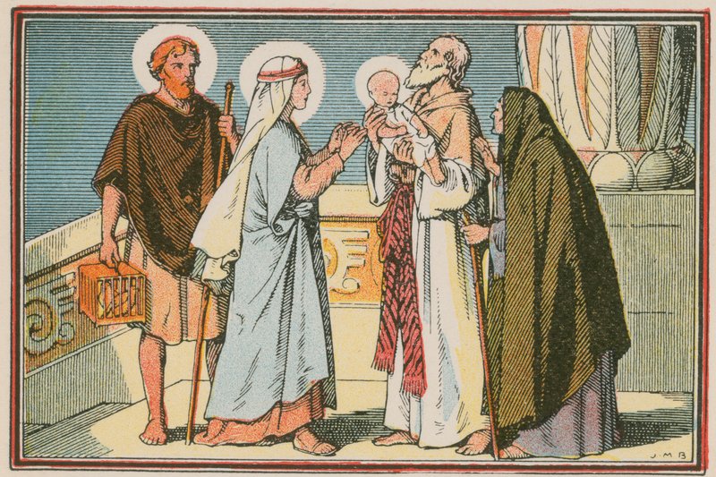 Szene aus dem Leben Jesu von French School