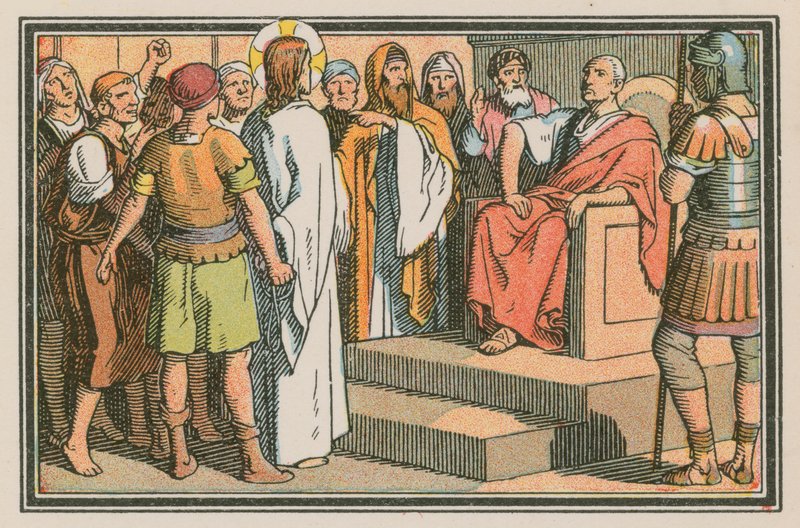 Szene aus dem Leben Jesu von French School