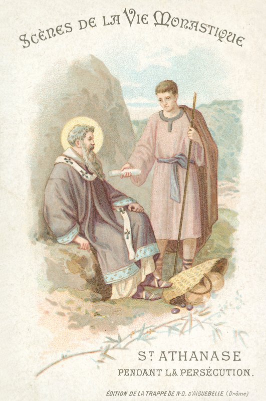 St. Athanasius während der Christenverfolgung von French School