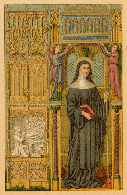 Heilige Scholastika von French School