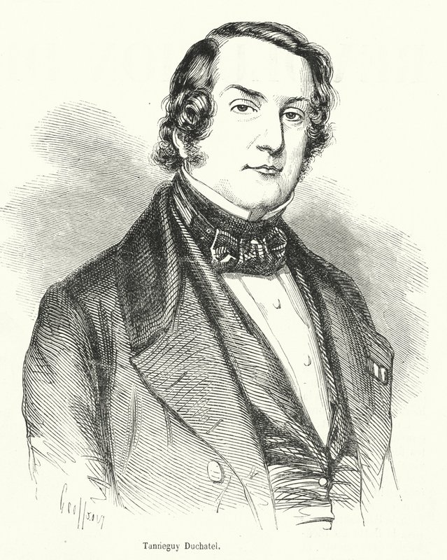 Tanneguy Duchâtel, französischer Politiker und Innenminister, der sein Amt in der französischen Februarrevolution von 1848 verlor von French School
