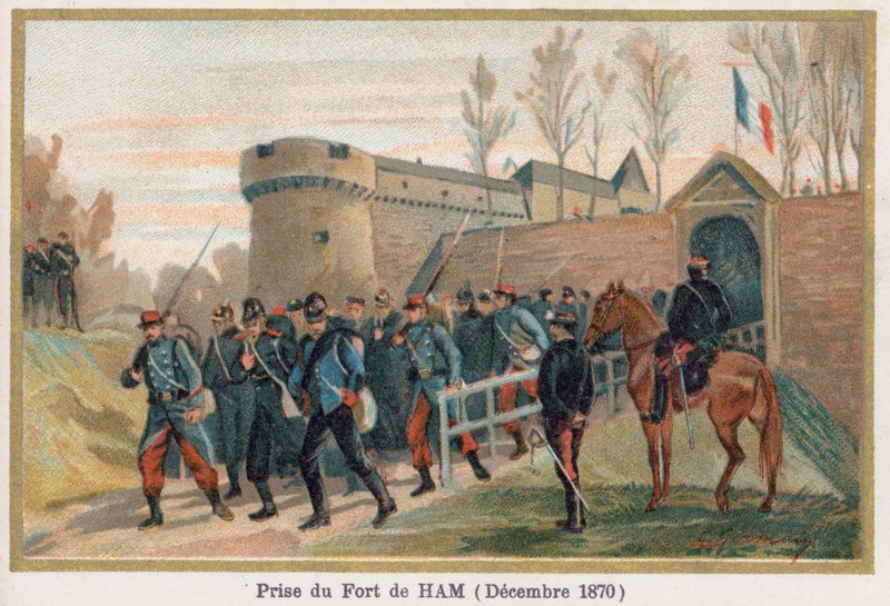 Die Eroberung des Château de Ham von French School