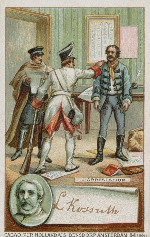 Die Verhaftung von Lajos Kossuth von French School