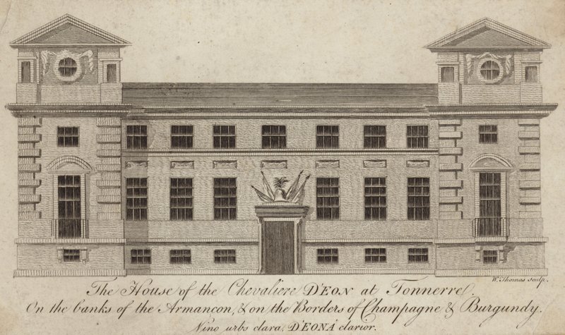 Das Haus des Chevaliere DEon in Tonnerre von French School