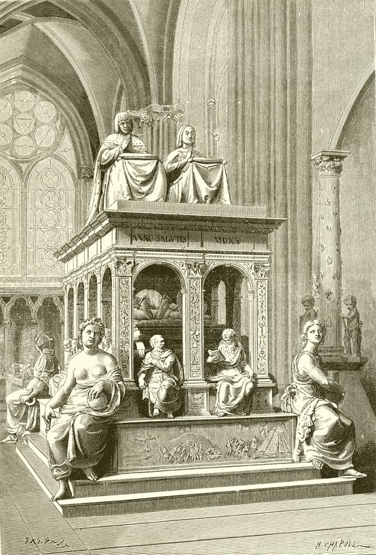 Grab von Ludwig XII und Anne de Bretagne in Saint Denis von French School