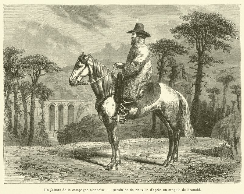 Ein Verwalter der sienesischen Landschaft von French School