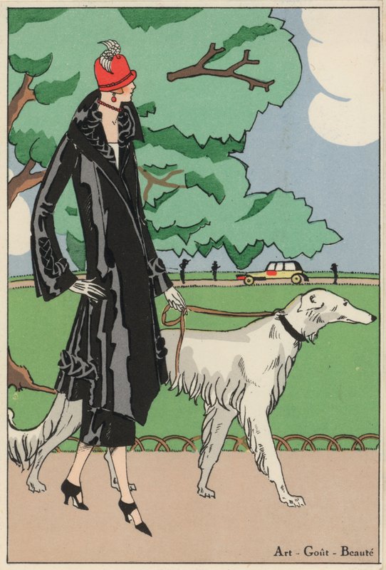 Damenmode der 1920er Jahre von den Designern Martial und Armand von French School