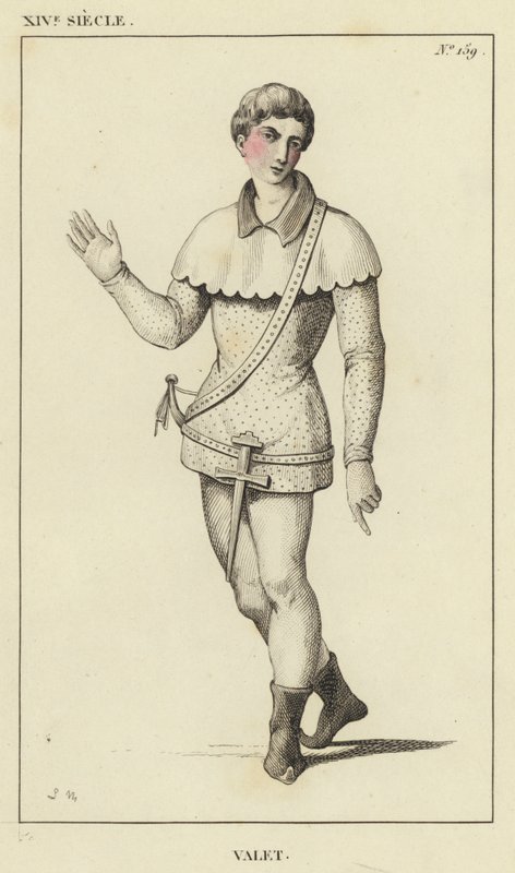 XIV Jahrhundert, Diener von French School