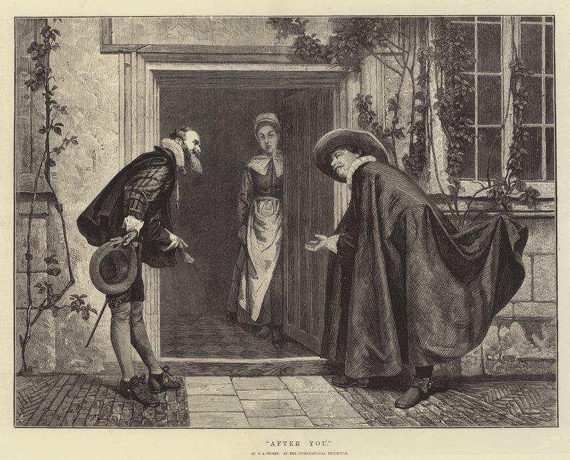 Nach Ihnen, in der Internationalen Ausstellung von George Adolphus Storey