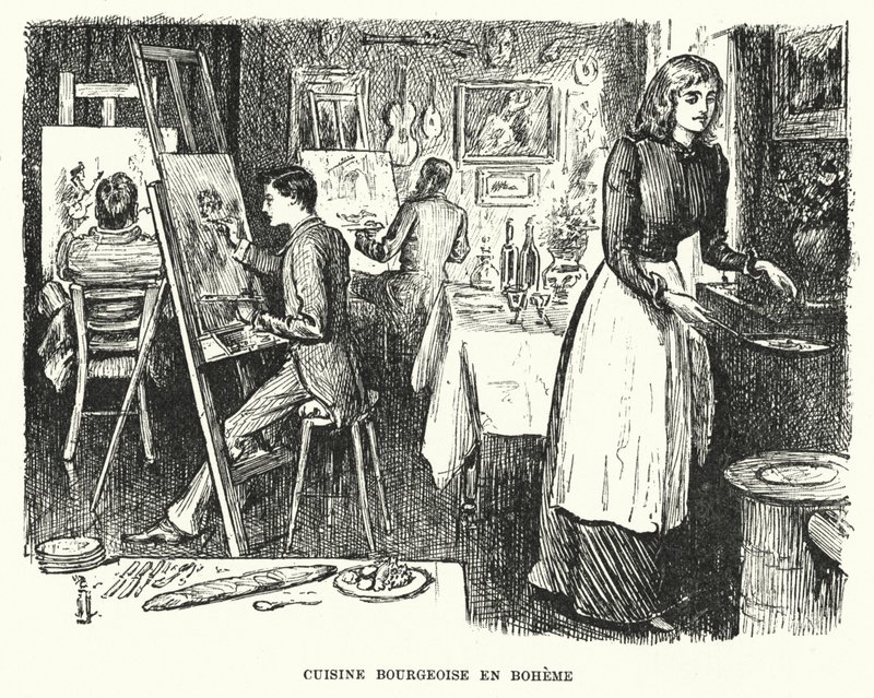 Illustration für Trilby von George du Maurier von George (after) Du Maurier