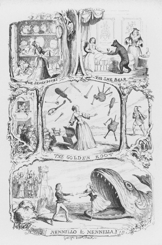 Illustration für The Pentamerone von George Cruikshank (Gravur) von George Cruikshank