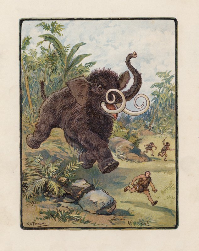 Das Mammut von George Henry Thompson: Kunstdruck kaufen