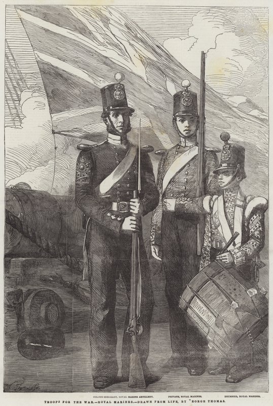 Truppen für den Krieg, Royal Marines von George Housman Thomas